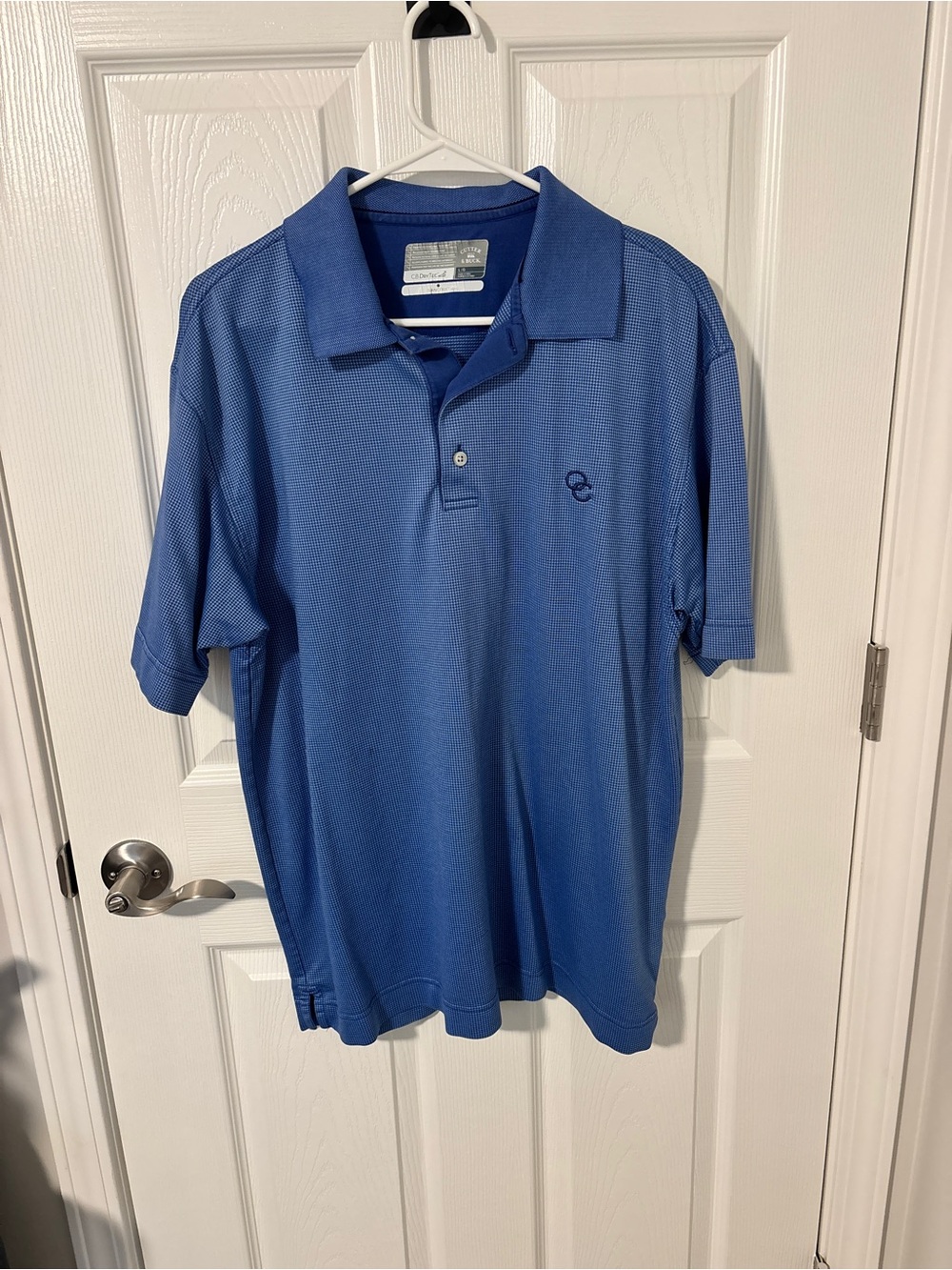 Men's Blue Performance Polo Shirt